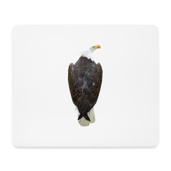 Adler, Greifvogel, Raubvogel, Falkner, Falknerei - Mousepad (Querformat) - Weiß - Vorne