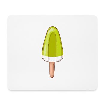 Eis Speiseeis Eiskrem Eiscreme Kugeleis Eisbecher - Mousepad (Querformat) - Weiß - Vorne