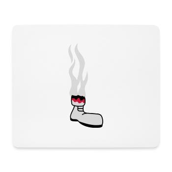 Burned Feet - Mouse Pad (horizontal) - white - Front