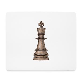 Chess King - Mouse Pad (horizontal) - white - Front