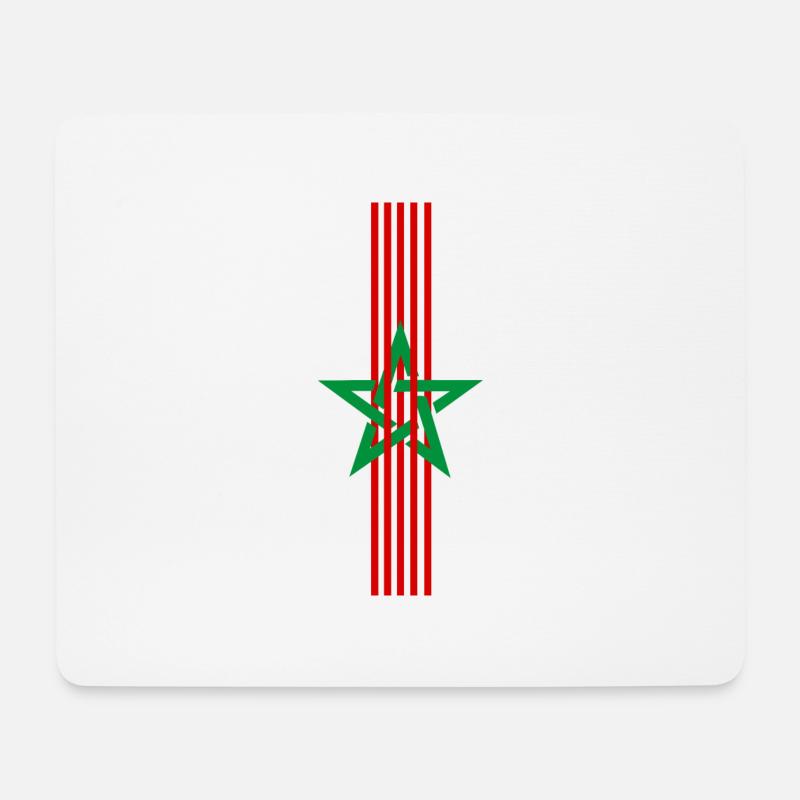 Marokko - Mousepad (Querformat) - Weiß