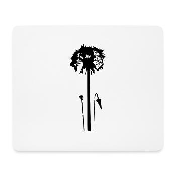 Pusteblume Löwenzahn Geschenkidee - Mousepad (Querformat) - Weiß - Vorne