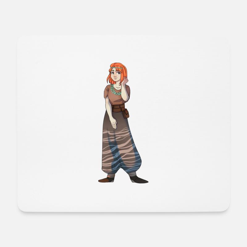 Sophie - Mousepad (Querformat) - Weiß