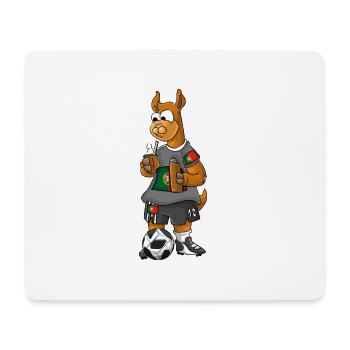 Portuguese Fan Lama - Mouse Pad (horizontal) - white - Front