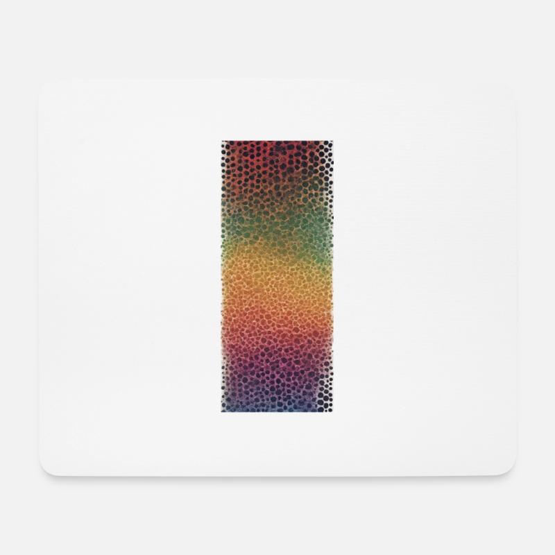Braille-Grafiken - Mousepad (Querformat) - Weiß