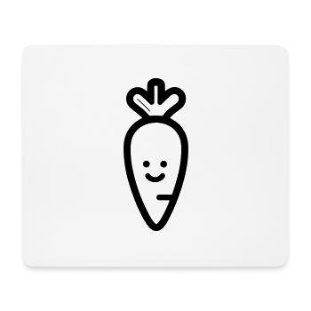 Carotte - Tapis de souris (format paysage) - blanc - Devant