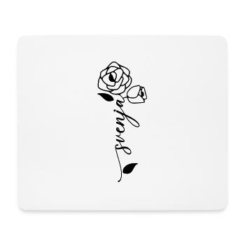 Svenja Name Vorname Namensblume - Mousepad (Querformat) - Weiß - Vorne