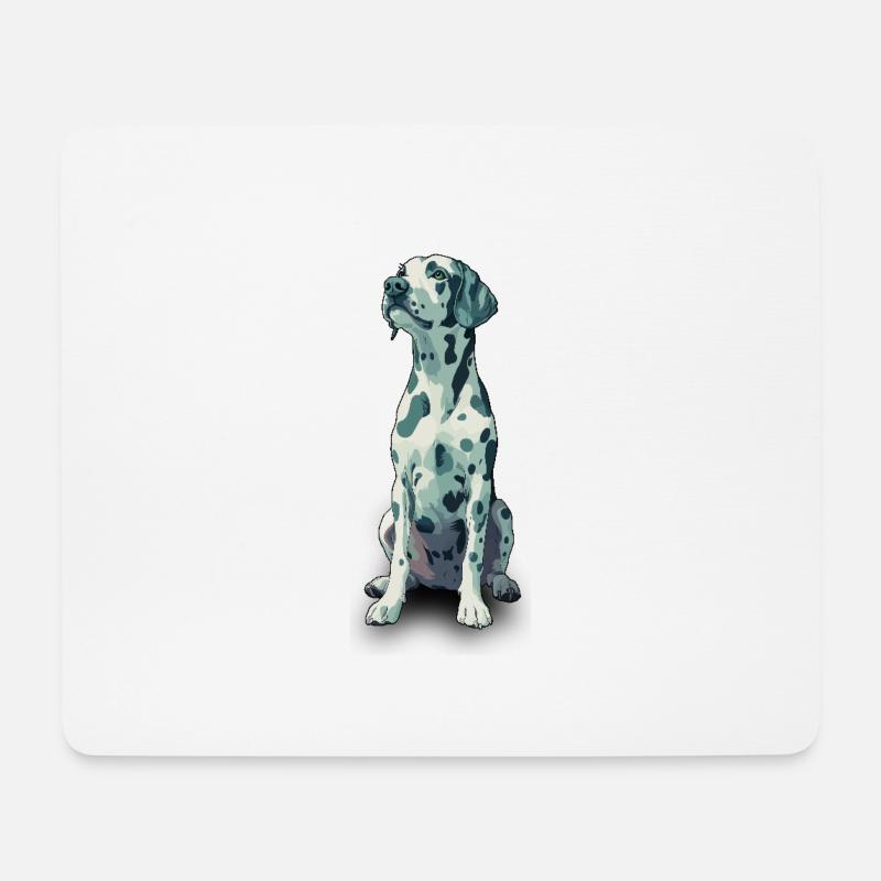 Pop Art Dalmatian - Mouse Pad (horizontal) - white