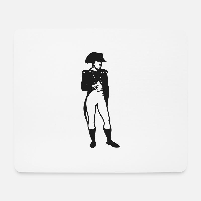 Napoleon - Mousepad (Querformat) - Weiß