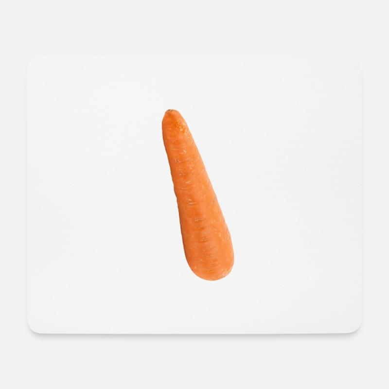 Möhre Karotte Mörchen - Mousepad (Querformat) - Weiß