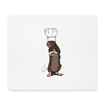 Chef Ratte. - Mousepad (Querformat) - Weiß - Vorne