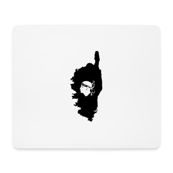 Corse - Tapis de souris (format paysage) - blanc - Devant