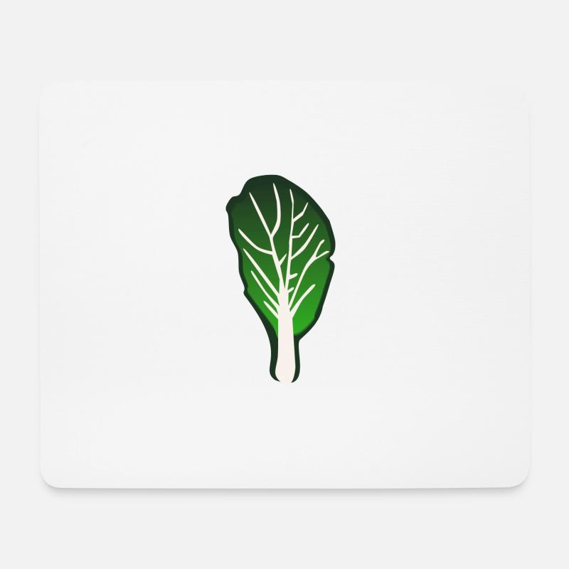 Mangold - Mousepad (Querformat) - Weiß