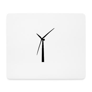 windmill windmill wind turbine windrad33 - Mouse Pad (horizontal) - white - Front
