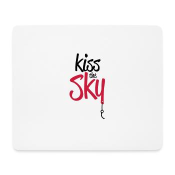 Kiss the Sky - Mousepad (Querformat) - Weiß - Vorne