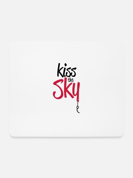 Kiss the Sky - Mouse Pad (horizontal) - white