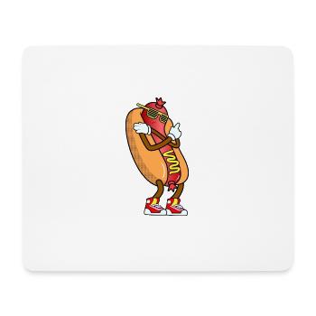 Hot Dog 90 s - Mouse Pad (horizontal) - white - Front