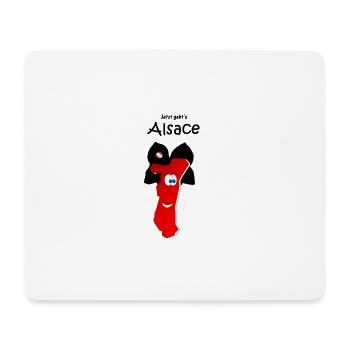 Jetzt Gehts Alsace - Tapis de souris (format paysage) - blanc - Devant