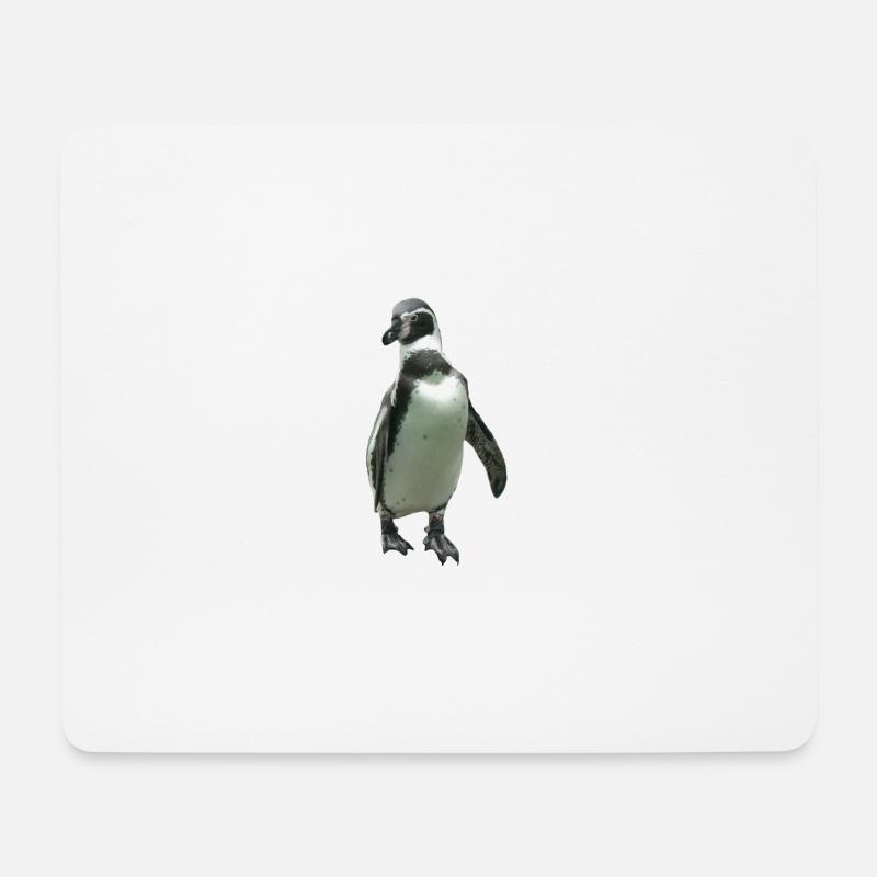 Pingouin - Tapis de souris (format paysage) - blanc