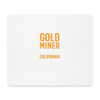 Gold Digger Miners Gift - Mouse Pad (horizontal) - white - Front