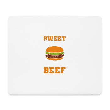Fabriqué à partir de bœuf Keto Person Gift - Tapis de souris (format paysage) - blanc - Devant