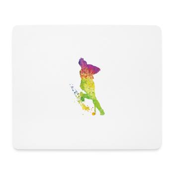 Feldhockeymädchen Sportliebhaber Gift - Mousepad (Querformat) - Weiß - Vorne