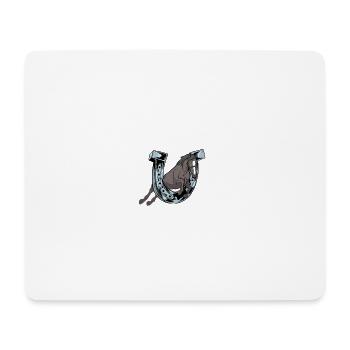 Funny quote Farrier Hero Horseshoe Hoof -Trimmg - Mouse Pad (horizontal) - white - Front