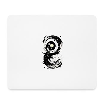 carpe koi - Tapis de souris (format paysage) - blanc - Devant