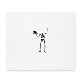skeleton - Mouse Pad (horizontal) - white - Front