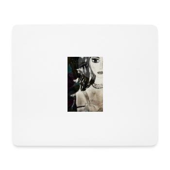 https://www.instagram.com/goldenvsilver/?hl=fr - Tapis de souris (format paysage) - blanc - Devant