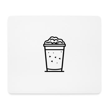 Milchshake - Mousepad (Querformat) - Weiß - Vorne