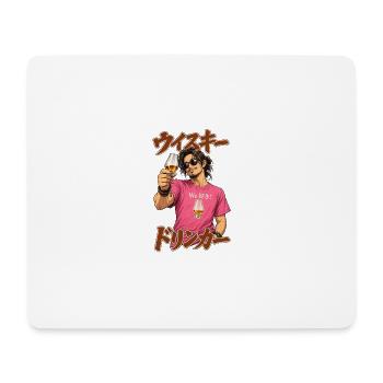 Whisky Drinker - Mousepad (Querformat) - Weiß - Vorne