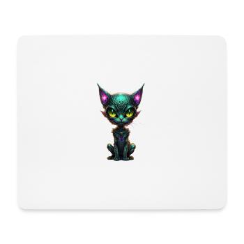 Galaxy Cat - Mousepad (Querformat) - Weiß - Vorne