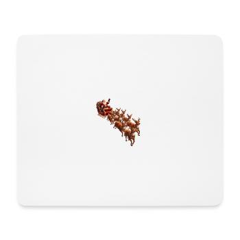 Santa with Sleigh - Mouse Pad (horizontal) - white - Front