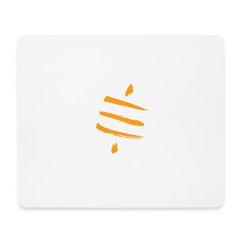 Retro Bitcoin Crypto Satoshi's Symbol 21 - Mouse Pad (horizontal) - white - Front
