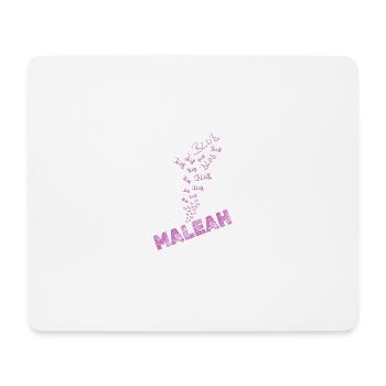 Wasser Maleah - Mousepad (Querformat) - Weiß - Vorne