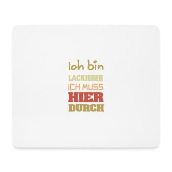 Beruf Lackierer - Mousepad (Querformat) - Weiß - Vorne
