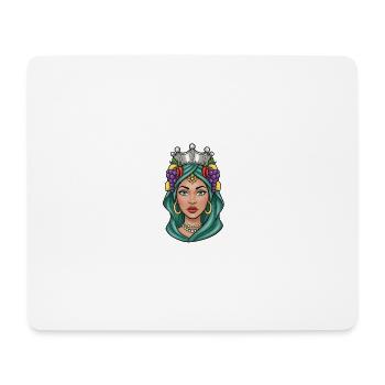 Sizilien Moors Oberhauptfrau Sizilien - Mousepad (Querformat) - Weiß - Vorne