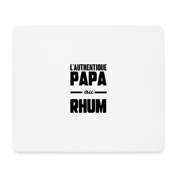 Papa au rhum - Tapis de souris (format paysage) - blanc - Devant