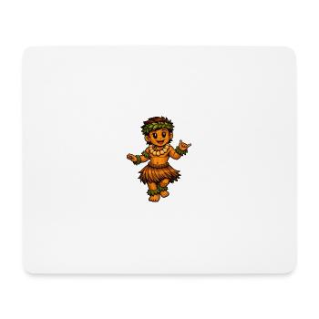 Hula-Tänzer Hawaii-Stil - Mousepad (Querformat) - Weiß - Vorne