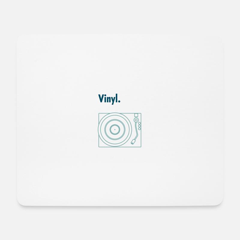 vinyl - Mouse Pad (horizontal) - white