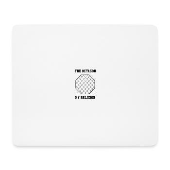 Octagon my religion MMA Mixed Martial Arts Gym BJJ - Mouse Pad (horizontal) - white - Front