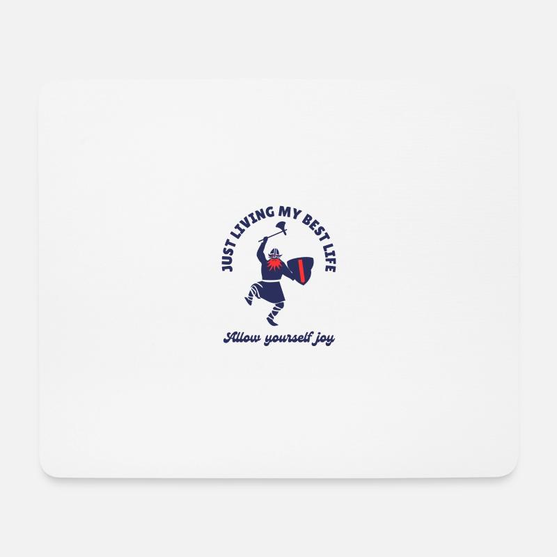 EnjoyDark - Mousepad (Querformat) - Weiß