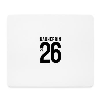 Client 2026 - grand nombre - Tapis de souris (format paysage) - blanc - Devant