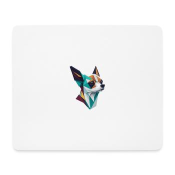 Chihuahua - Tapis de souris (format paysage) - blanc - Devant