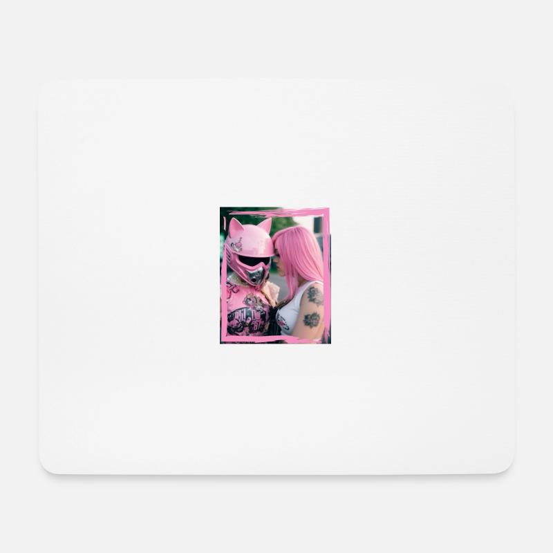 Biker Chicks - Mousepad (Querformat) - Weiß