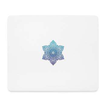 Mandala - Mousepad (Querformat) - Weiß - Vorne