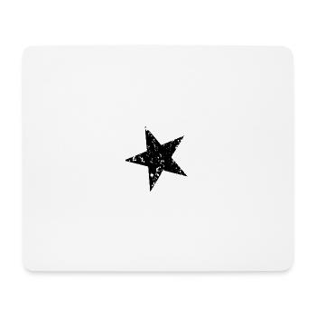 Étoile, star - Tapis de souris (format paysage) - blanc - Devant
