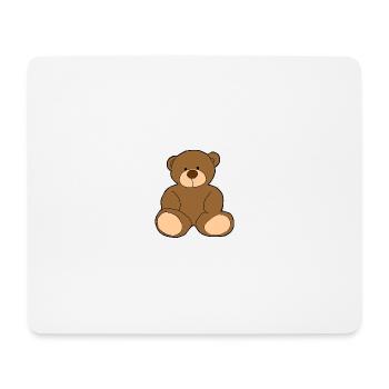 Teddy Bear - Tapis de souris (format paysage) - blanc - Devant