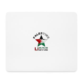 Etoile couleur Palestine libre - Tapis de souris (format paysage) - blanc - Devant